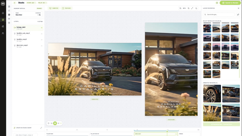 WYSIWYG Studio canvas